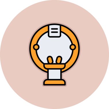 Araba tekerleği. Web simgesi basit illüstrasyon