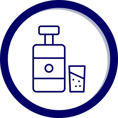 Güzellik ve moda simgelerinin vektör çizimi