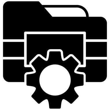 dişli simgesi vektör illüstrasyonu