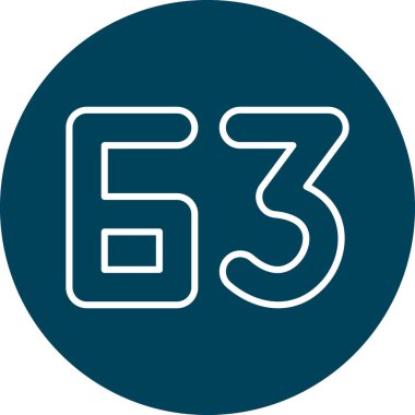 5 numaralı simge işaret çizimi tasarımı