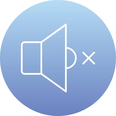 Moda Biçimli Sözcü Simgesi İzole Arkaplan