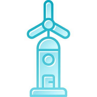 Hava hava ikonu doldurulmuş - dış hat biçimi