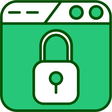 Güvenli vektör simgesi