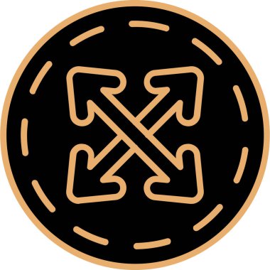 Bir ahşap simgenin vektör illüstrasyonu