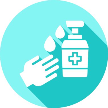 ilaç şişesi simgesi, vektör illüstrasyonu