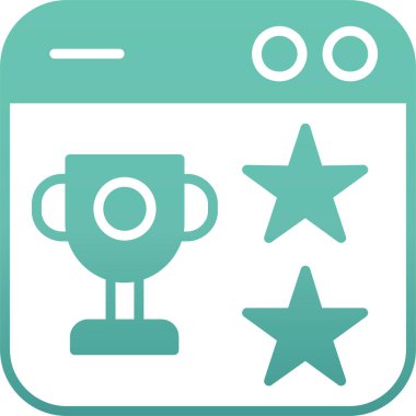 ödül simgesi vektör illüstrasyonu