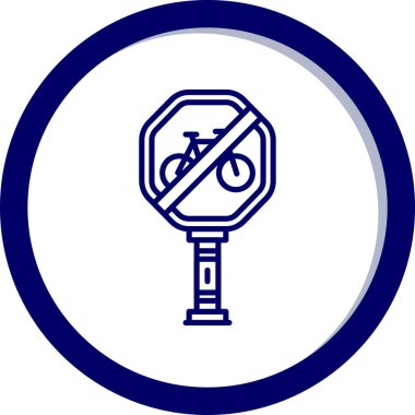 Yol işaretinin vektör illüstrasyonu