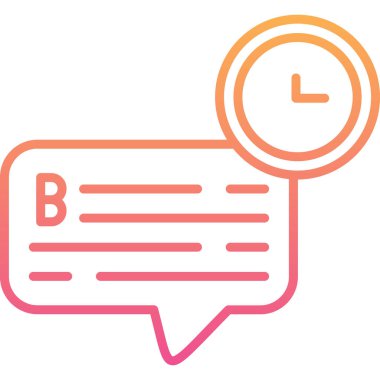 soru ve cevap satırı ve biçim simgesi