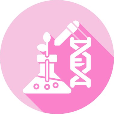 Bir laboratuvar simgesinin vektör illüstrasyonu