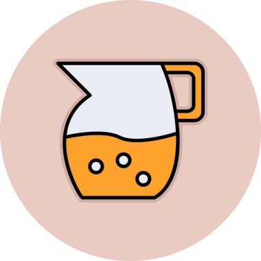 Bira. Web simgesi basit illüstrasyon