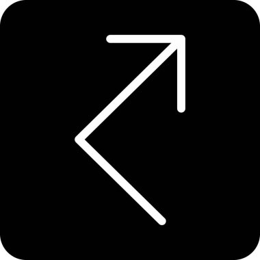 Arkaplanda sol ok simgesi izole edildi