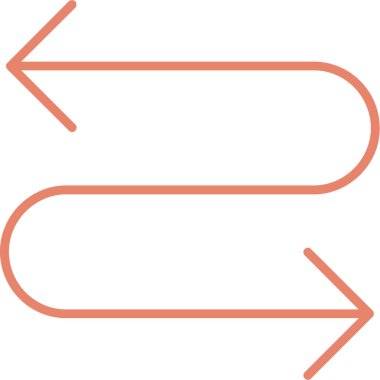 Ok. Web simgesi basit illüstrasyon