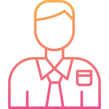 İnsan simgesinin vektör illüstrasyonu