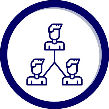 İnsan simgesinin vektör illüstrasyonu