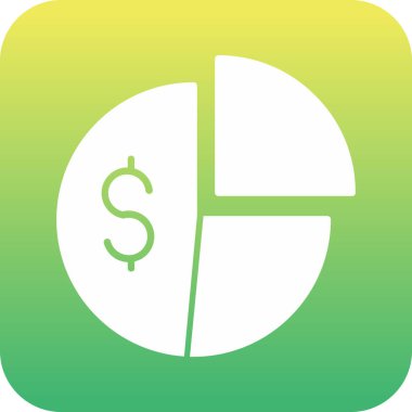 ticari finans simgesi, vektör illüstrasyonu