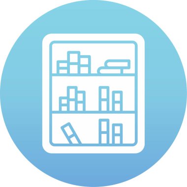 Düz dizaynlı binanın vektör simgesi izole edildi