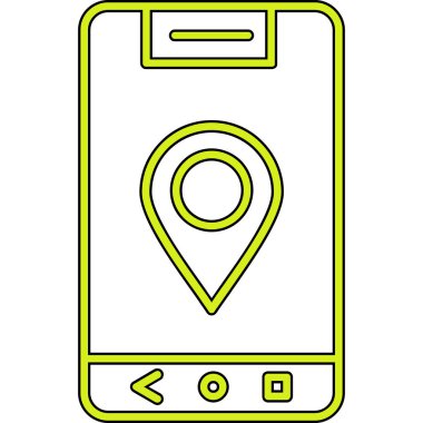 konum sembollü harita iğnesi