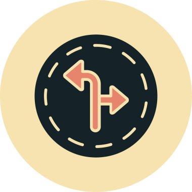 Ok. Web simgesi basit illüstrasyon