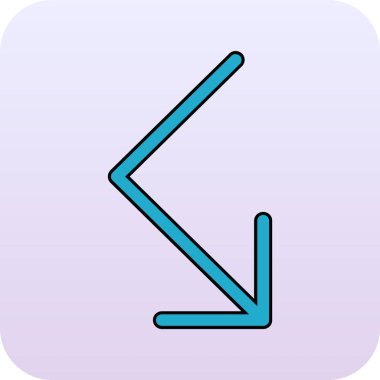 ok simgesi, vektör illüstrasyonu