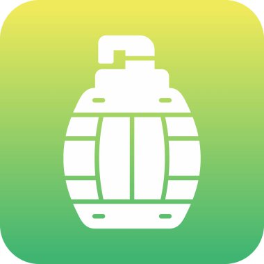 Bira ile varilin vektör çizimi