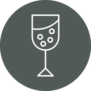 Şarap kadehi vektör çizim