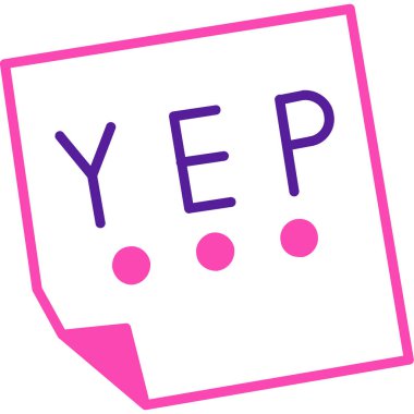 evet web simgesi çizimi tasarımı