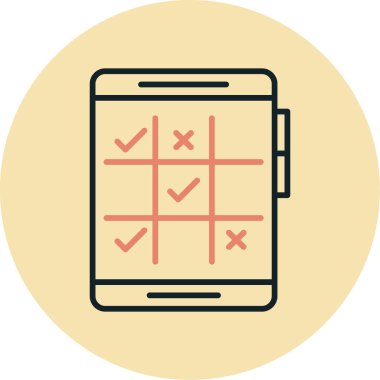 Moda biçimi izole edilmiş arka planda cep telefonu simgesi