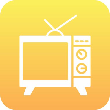 tv simge vektör çizim