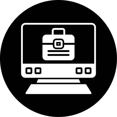 Seo simgesinin vektör illüstrasyonu