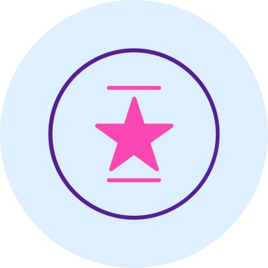 Rozet. Web simgesi basit tasarım