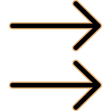 Doğru anahat vektör simge açmak