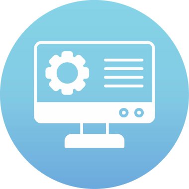 Gelişim için web tasarım simgesi. vektör illüstrasyonu