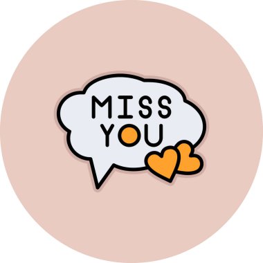 Konuşma baloncuğu simgenizi özledim