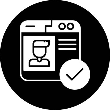 Beyaz arkaplanda vektör illüstrasyonunu kontrol et. Birinci kalite semboller. Konsept ve grafik tasarım için ince çizgi simgesi.