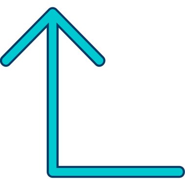 ok simgesi vektör illüstrasyonu