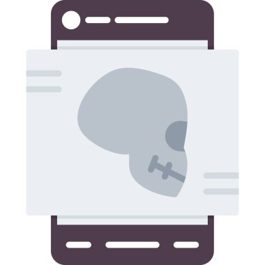 İleti vektör illüstrasyonlu akıllı telefon