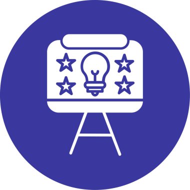 ampul simgesi, vektör illüstrasyonu, tasarım