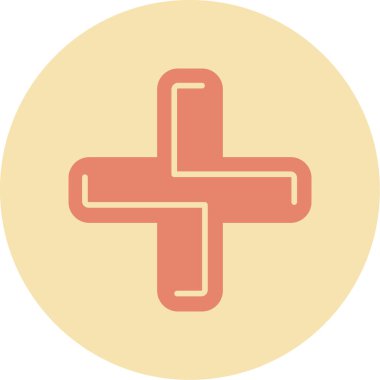 çapraz vektör simgesi modern basit tasarım