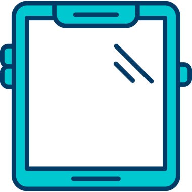 Tablet. Web simgesi basit tasarım