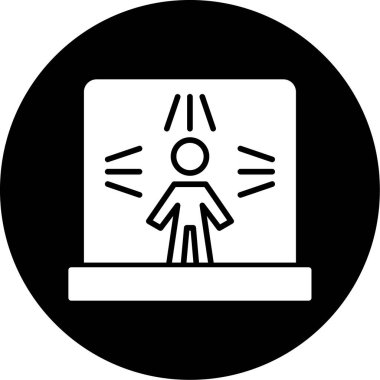 Modern eğitim ikonunun vektör illüstrasyonu