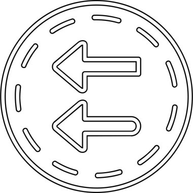 Ok. Web simgesi basit illüstrasyon