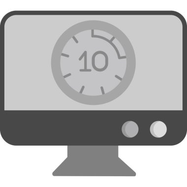 Modern dizüstü bilgisayar simgesinin vektör illüstrasyonu