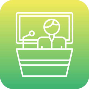 Kişisel finansın vektör illüstrasyon simgesi