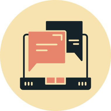 Dizüstü web simge vektör çizim