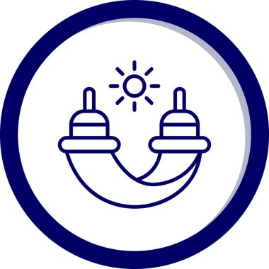 Ampul. Web simgesi basit illüstrasyon