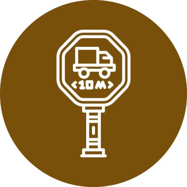 Benzersiz yol uyarı işareti simgesi