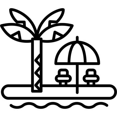 Kumsal. Web simgesi basit illüstrasyon