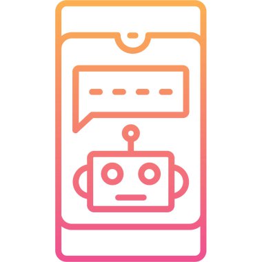 mobil simge vektör illüstrasyonu