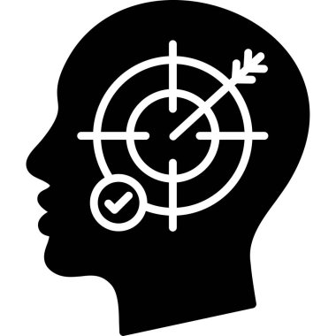 Hedef. Web simgesi basit tasarım