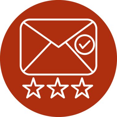 derecelendirme düz vektör simgesi